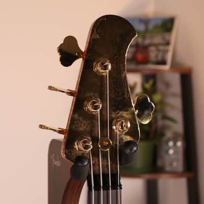 MusicMan StingRay 50th Anniversary - Ebony Fingerboard, Molten Gold image 9