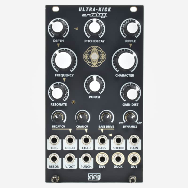SSF Entity Ultra-Kick (Black Panel) Eurorack Kick Drum and Bass Synthesis Module image 1