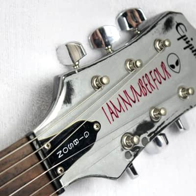 Custom Painted and Upgraded (Aged and Worn) Epiphone LP Special ll With Matching Headstock image 8