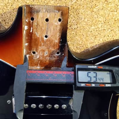 Harmony 57-1401 loaded BODY +neck plate c.1970 sunburst image 9