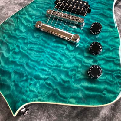 Iron Label Guitars Leonidas 7 String 2025 - Transparent Teal image 4