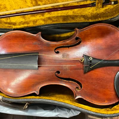 EJB- 1893- Full Size (4/4) Violin w/ Bow & Hardshell Case image 3