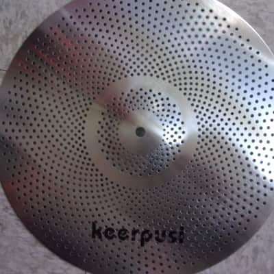 Low Volume Cymbals 5 Pack w/ soft Gig Bag 14" Hats 16" + 18" Crashes 20" Ride + 2 pairs 5A Sticks image 5