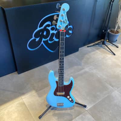 Fender Gold Foil Jazz Bass 2023 - Present - Sonic Blue image 1