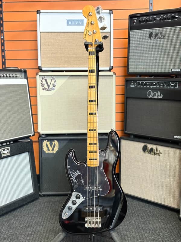Fender Lefty Electric Bass "Classic Vibe 70s J-Bass" Black - Open Box image 1