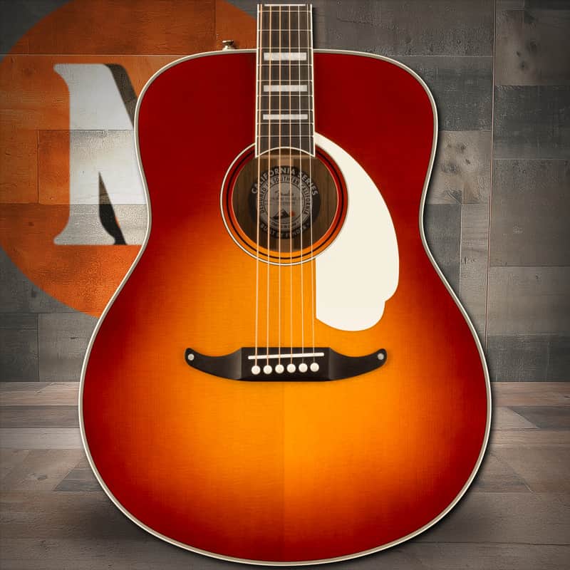 Fender California Vintage Palomino with Case, Aged White Pickguard - Sienna Sunburst image 1
