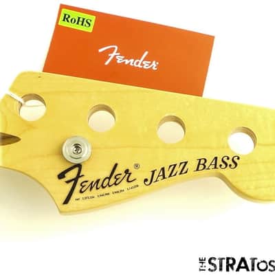 Fender American Geddy Lee Jazz J Bass BODY & NECK USA Alder Maple Black image 9