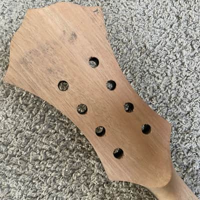 All Solid Mahogany 8 String Mandolin, Rosewood Fingerboard Neck image 14