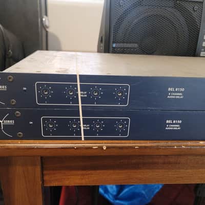Pair BEL Digital Audio BEL 8150 professional 8-channel audio delay processors. image 11