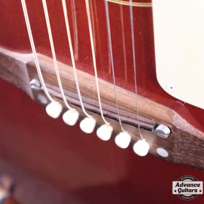 Gibson 1966 J-45 Cherry Red “BGN” Stamped image 14