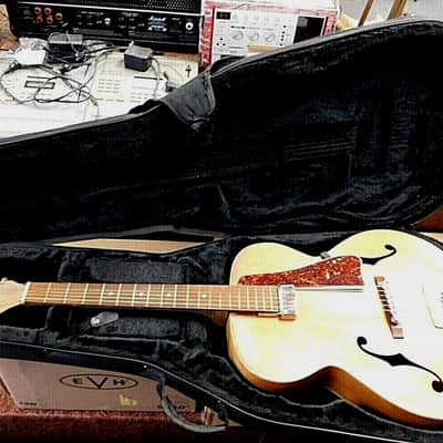 Vintage 1950's Kay Archtop Electric Guitar! Mini Humbucker Pickup! RETROLICIOUS!!! image 9