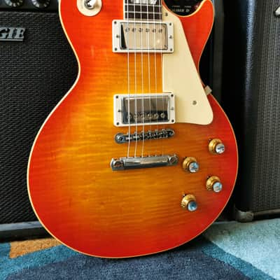 Gibson 1960 Les Paul Standard Reissue 2024 - Tangerine Burst image 2