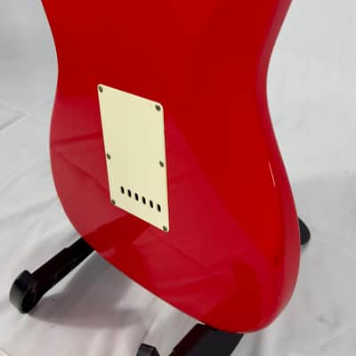 Aria Budweiser Branded Electric Guitar Body Loaded 2000’s - Red image 12