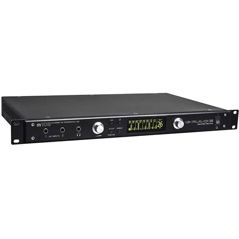 Grace Design m108 8-Channel Microphone Preamp with A/D Converter image 1