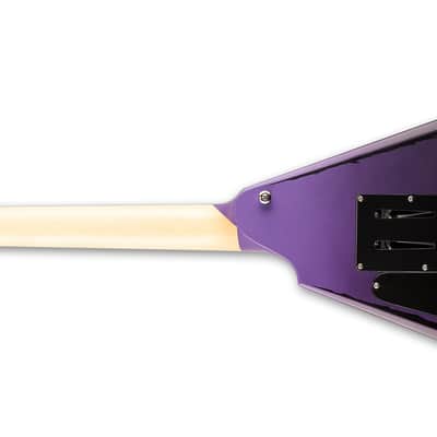 ESP LTD Alexi Ripped Purple Fade Satin W/ Ripped Pinstripes image 4