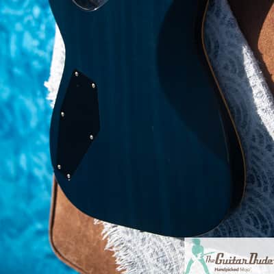 Late 90's ESP Horizon Custom Classic - Neck Through - See Through Blue w a KILLER AAA Flamed Maple Top - Made In Japan - Pro Set Up w Perfect Frets/Action/Intonation! image 13
