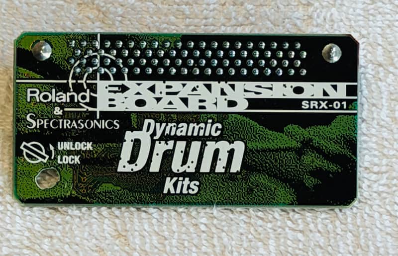 Roland SRX-01 Dynamic Drum Kits Expansion Board 2000s - Green image 1
