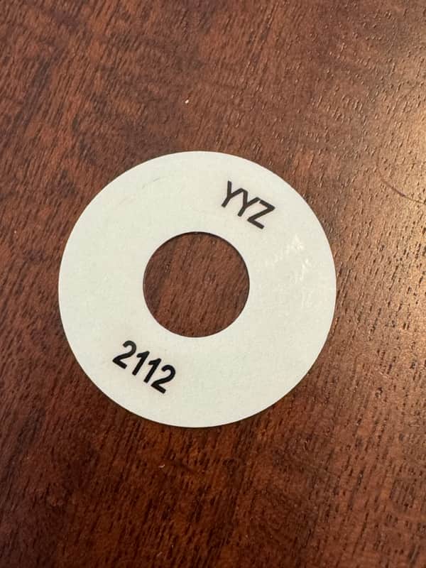 Rush Toggle Switch Poker Chip image 1