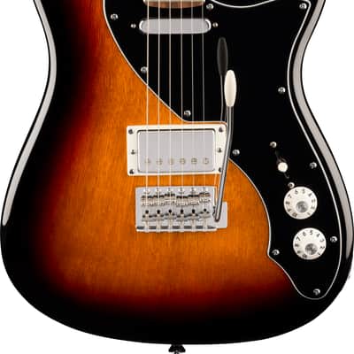 Squier Paranormal Stratocaster Deluxe Laurel FB Black Pickguard 3-Color Sunburst image 3