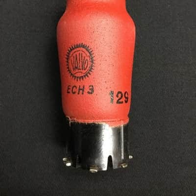 VALVO ECH3 Coke Bottle Red Paint TRIODE-HEXODE Vintage VACUUM TUBE 1.4575-D image 1