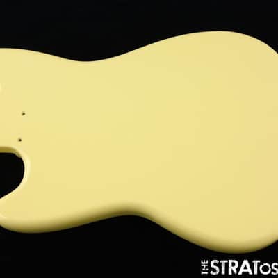 2022 Fender American Performer Mustang Series BODY, USA Guitar Vintage White image 3
