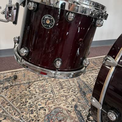Premier Gen-X 4-Piece Drum Set - Maroon (18x22 / 8x10 / 9x12 / 11x14) image 5