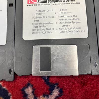 K-Muse Sound Composer Series “London” Disk 1,2,3,5 Floppy Disk Lot 1986 image 3