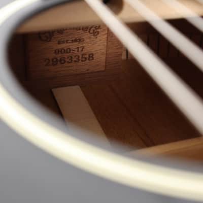 Martin 000-17E Black Smoke 14-Fret Acoustic Electric Guitar w/ Soft Case image 11