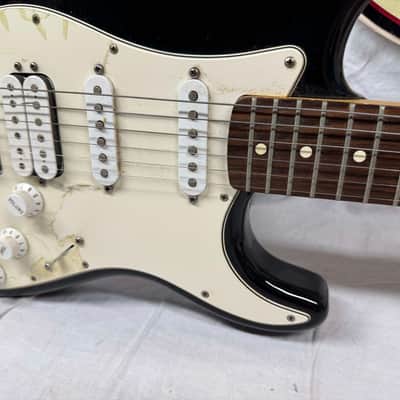 Fender Standard Stratocaster HSS Guitar - MIM Mexico 2007 - Black / Rosewood fingerboard image 5