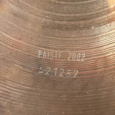 Paiste 2002 16" Heavy Crash Cymbal *VIDEO* 1212g - 1980s image 4