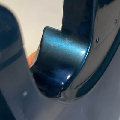 2000's Japan Jackson DKMGT Dinky Arched Top Metallic Blue Guitar Body Hard Tail image 22
