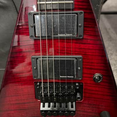 Jackson USA Series Corey Beaulieu Signature King V KV6 2013 - Present - Transparent Red Burst image 3
