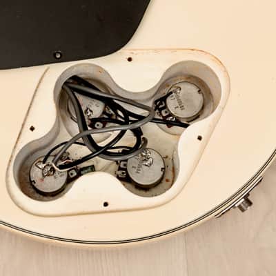 1989 Burny LC-100YS Yasu Signature Vintage Guitar Snow White w/ Tremolo & Case, Japan Fernandes image 15