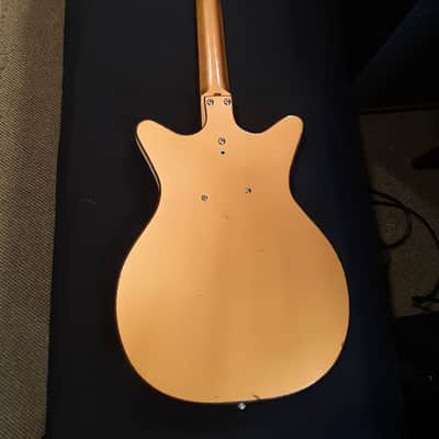 Danelectro 3412 DC Short Horn Bass 1959 - Copper image 2