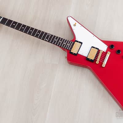 2022 Gibson Custom Shop Historic ‘58 Korina Explorer Cardinal Red 1 of 15 w/ Case, COA, Tags image 11