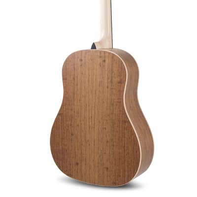 Applause AAS-69-O Applause Jump Series Dreadnought Slope Shoulders Solid European Spruce Top Maple Neck 6-String Acoustic Guitar - Peach image 3