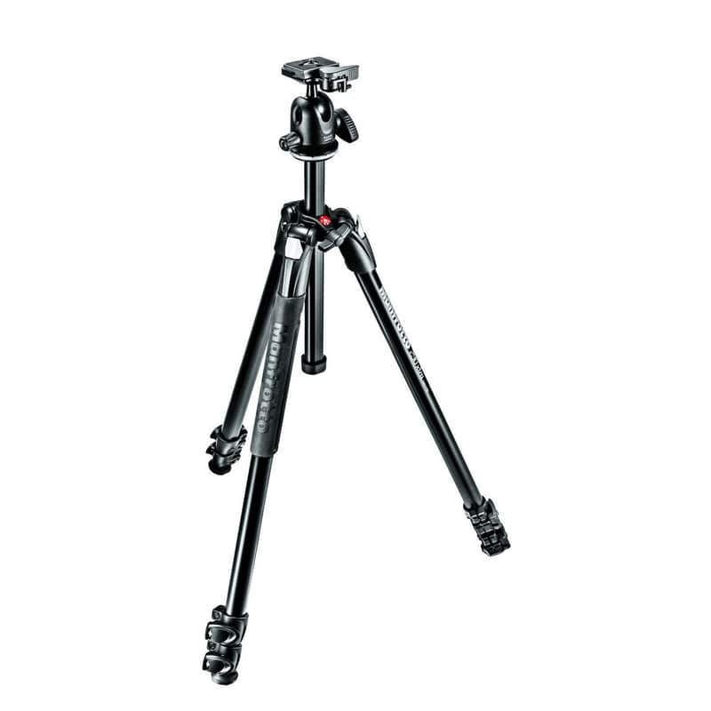 Manfrotto MK290XTA3-BHUS XTRA Kit Aluminum 3 Section Tripod with Ball Head image 1