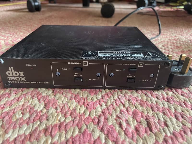 dbx 150 2-Channel Type I Noise Reduction System 1980s - Black image 1