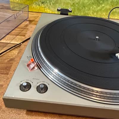 technics sl 1400 turntable Direct Drive Automatic Silver Vinyl Record Player image 3