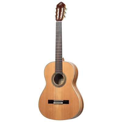 Ortega R20GSNRG Traditional Series Solid Cedar Top Mahogany Neck Nylon 6-String Classical Acoustic Guitar w/Gig Bag image 6