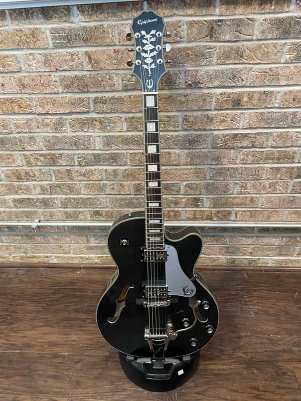 Epiphone Emperor Swingster with Rosewood Fretboard Translucent Black image 1