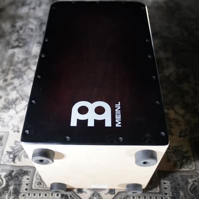 Meinl Percussion Woodcraft Series Cajon - Espresso Burst Frontplate image 2