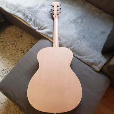 IBANEZ AV8CE-AFP | Full "Thermo Aged" Mahogany top sides & back | Antique Flamingo Pink | Serial No. 1X-01 CD191116747 image 18
