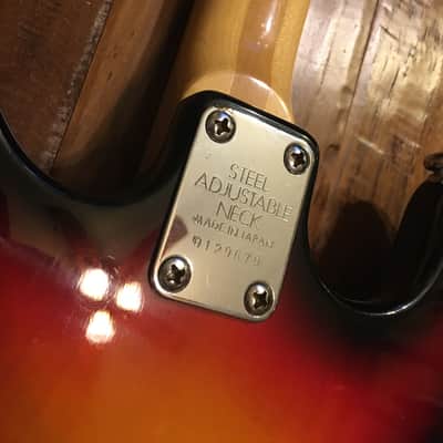 Vintage early 70's Univox Hi-Flier Bass Sunburst with Fitted Hard Case image 15