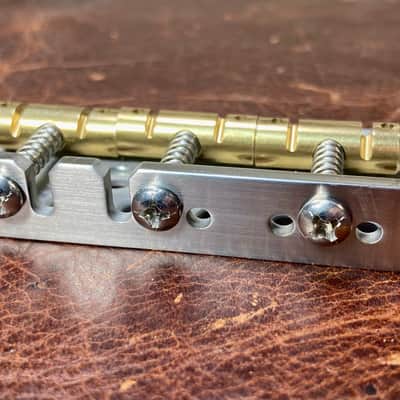 Van Dyke-Harms Left-Hand Telecaster B/G Bender Half-Bridge and Compensated Saddle Set 2024 - Stainless Steel image 2