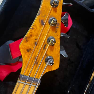 MTD Kingston Z4 Left Handed Electric Bass Guitar Lefty w Case image 6