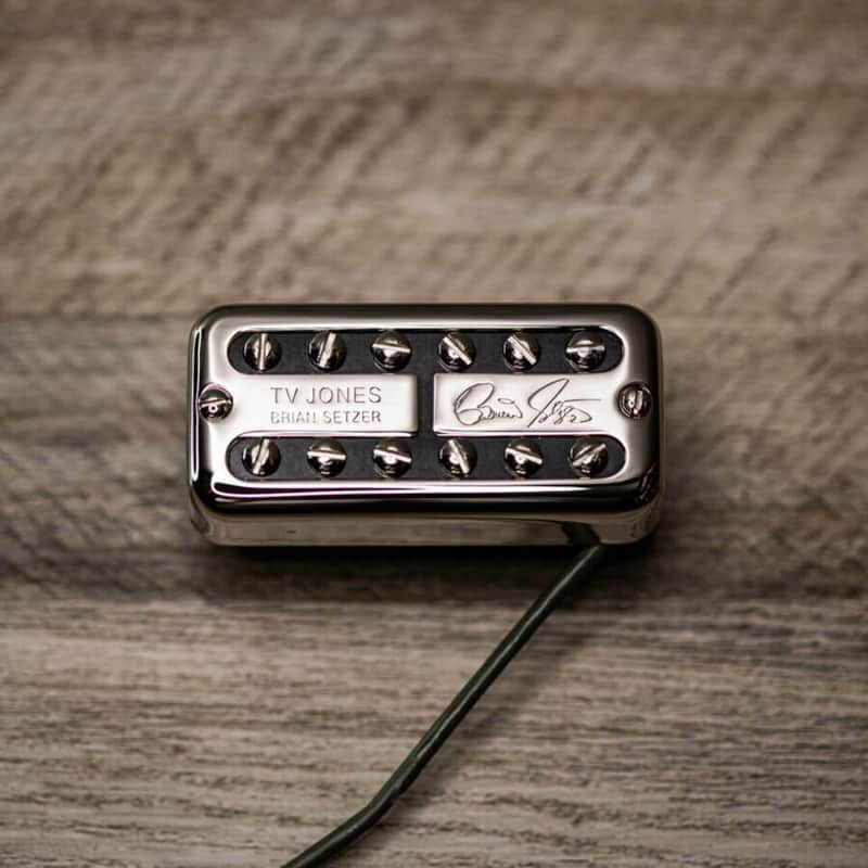 2024 TV Jones Brian Setzer Universal Mount Neck Pickup Nickel