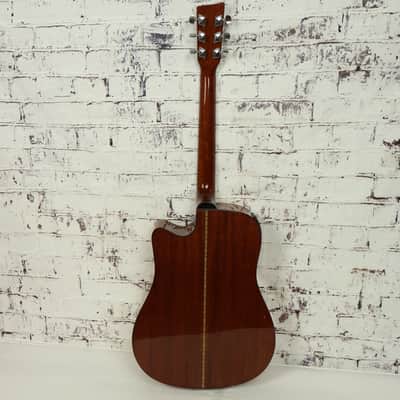 Vision HD-20CE NA Herringbone Dreadnought Acoustic-Electric Guitar image 6