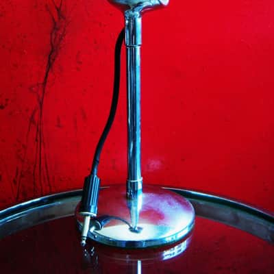 Vintage RARE 1930's Western Electric D 173069 crystal microphone w cable and stand Altec RCA image 3