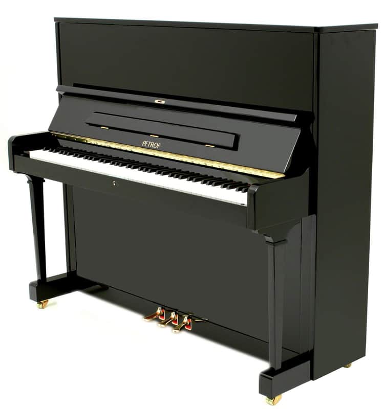 Petrof P 125 F1 Black high polish Upright Pianos image 1